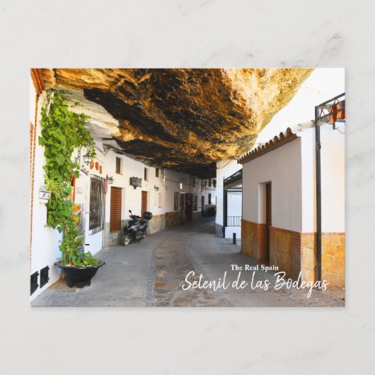 Setenil de las Bodegas - Das echte Spanien Postkarte (Vorderseite)