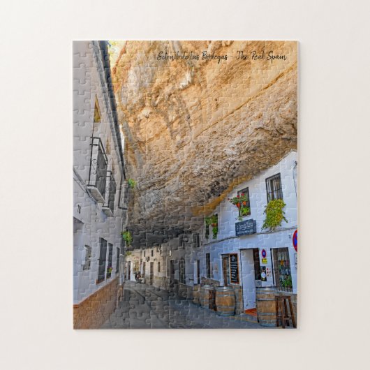 Setenil de las Bodegas - das wirkliche Spanien Puzzle (Vertikal)