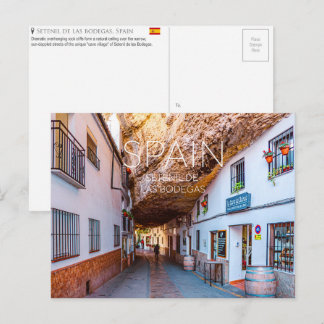 Setenil De Las Bodegas, Spanien Reise-Postkarte Postkarte