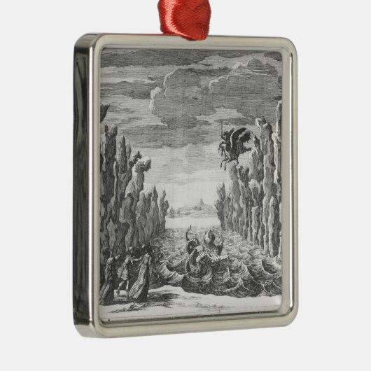 Setentwurf durch Torelli für 'Andromede Silbernes Ornament (Rechts)