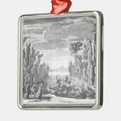 Setentwurf durch Torelli für 'Andromede Silbernes Ornament (Links)