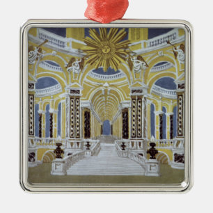 Setentwurf für 'das magische Flute Silbernes Ornament