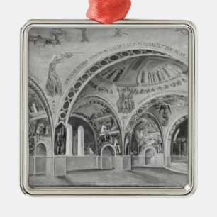 Setentwurf für die Kirche von Chatillon. Ornament Aus Metall