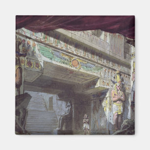 Setentwurf für "die magische Flöte" durch Mozart Magnet