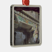 Setentwurf für "die magische Flöte" durch Mozart Silbernes Ornament (Rechts)