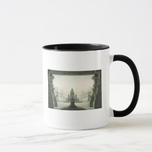 Setentwurf für letzte Szene 'des magischen Flute Tasse