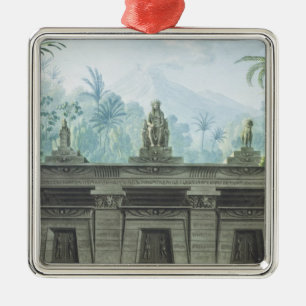 Setentwurf für Szene xv der Taten-I 'der Magie Ornament Aus Metall