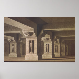 Setentwurf für Szene xx der Taten-II der Magie Poster