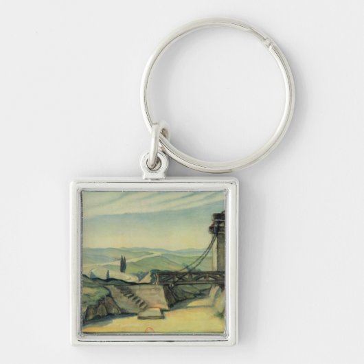 Setentwurf für Tat II der Oper 'Fidelio Schlüsselanhänger (Vorne)