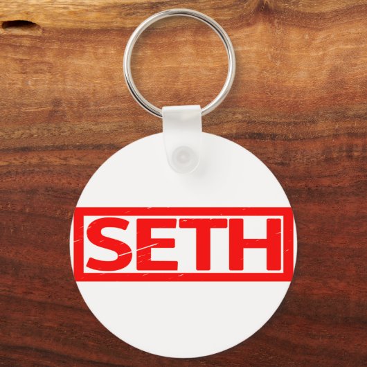 Seth Briefmarke Schlüsselanhänger (Vorderseite)