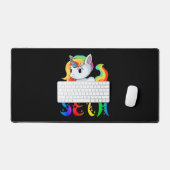 Seth Einhorn Schreibtischunterlage (Tastatur & Maus)