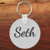 "Seth" Männername, Schlüsselanhänger (Vorderseite)