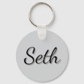 "Seth" Männername, Schlüsselanhänger (Rückseite)