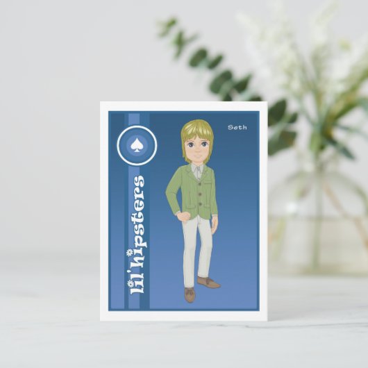 Seth Postkarte (Stehend Vorderseite)