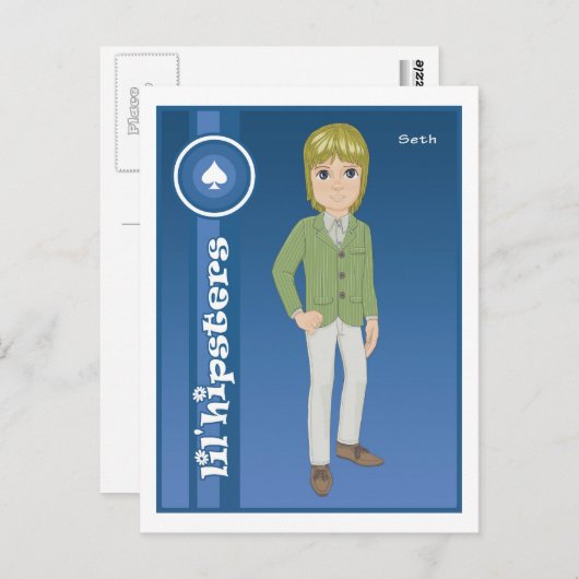 Seth Postkarte (Vorne/Hinten)
