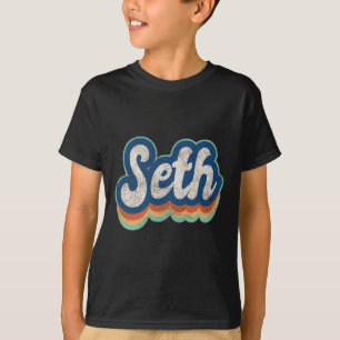Seth Vorname Boy Vintag Style 70er 80er Personal T-Shirt