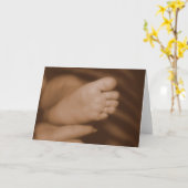 seths Füße wärmen sich Karte (Gelbe Blume)