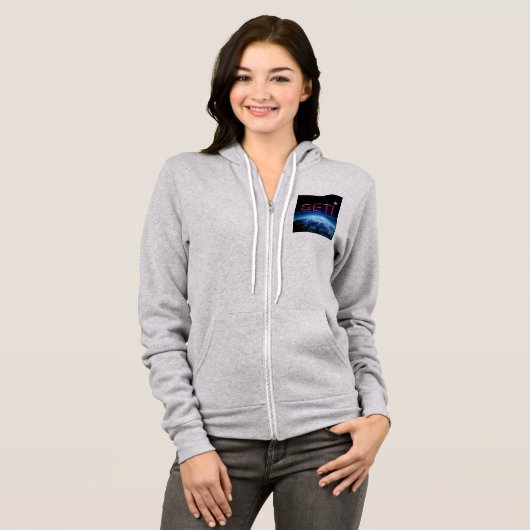 SETI-Die Suche nach außerirdischer Intelligenz Hoodie (Vorne ganz)