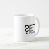 SETI Logo-Tasse mit Drake-Gleichung Kaffeetasse (VorderseiteRechts)