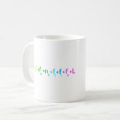 SETI Logo-Tasse mit Drake-Gleichung Kaffeetasse (Vorderseite Links)