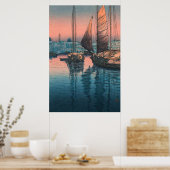 Seto Inland Sea at Tomonotsu by Tsuchiya Koitsu Poster (Küche)