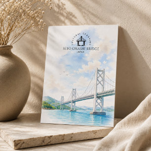 Seto-Ohashi-Brücke, Japan Architektur Landschaft Postkarte
