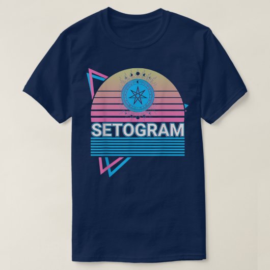 Setogram Fairy Star Wicca Wiccan Magick Witchcraft T-Shirt (Design vorne)