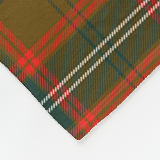 Seton Jagd Moderner Clan Abzeichen Tartan Kariert Fleecedecke (Ecke)