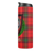 Seton Scottish Clan Tartan & Crest Thermosbecher (Nach rechts gedreht)