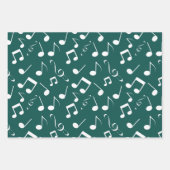 Sets für das Design von weißen Noten Geschenkpapier Set (Vorderseite 2)