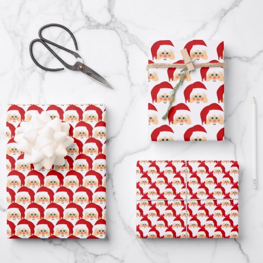 Sets für das Weihnachtswackelpapier Geschenkpapier Set (Vorderseite)