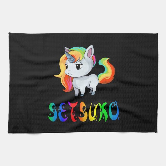 Setsuko Einhorn Geschirrtuch (Horizontal)