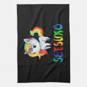 Setsuko Einhorn Geschirrtuch (Vertikal)