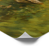 Setter and Pups von Edmund Henry Osthaus Poster (Ecke)