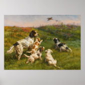 Setter and Pups von Edmund Henry Osthaus Poster (Vorne)