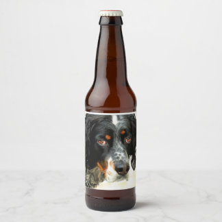 Setter Brew Bierflaschenetikett
