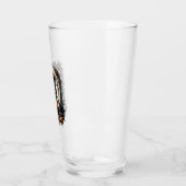 Setter Dog Halloween Square Glas (Links)