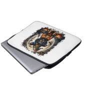Setter Dog Halloween Square Laptopschutzhülle (Vorne Knopf)
