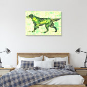 Setter Dog Leinwanddruck (Insitu (Schlafzimmer))