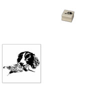Setter e beccaccia gummistempel (Stempel)