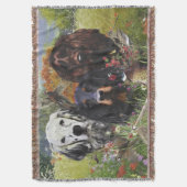 Setter-Familie Decke (Vorderseite Vertikal)