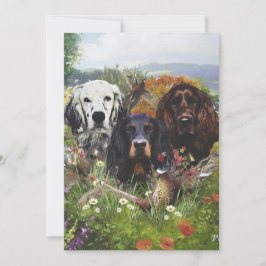 Setter-Familie Einladung