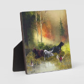 Setter-Familie Fotoplatte (Vorderseite)