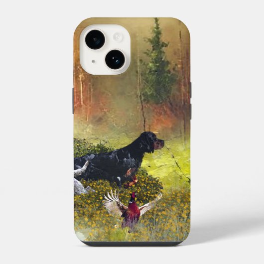 Setter-Familie iPhone Hülle (Rückseite)