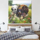 Setter-Familie Leinwanddruck (Insitu (Schlafzimmer))