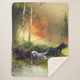 Setter-Familie Sherpadecke