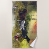 Setter-Familie Strandtuch (Vorderseite)