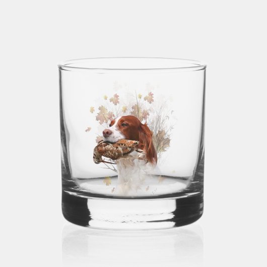 Setter, Holzhacken Whiskyglas (Vorderseite)