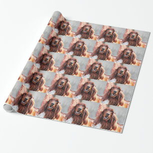Setter-Hund Geschenkpapier