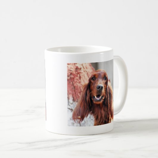Setter-Hund Kaffeetasse (VorderseiteRechts)